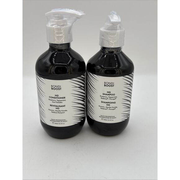 BONDI BOOST ~ HG Shampoo & HG Conditioner ~ 10.14 fl. oz. /300 ml. each ~ Sealed